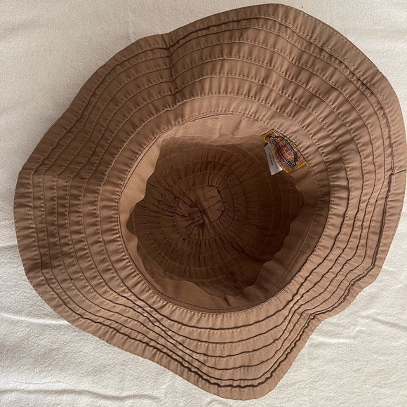 Scala Collection Italian Sun tan wide brim hat fedora style - Picture 4 of 7